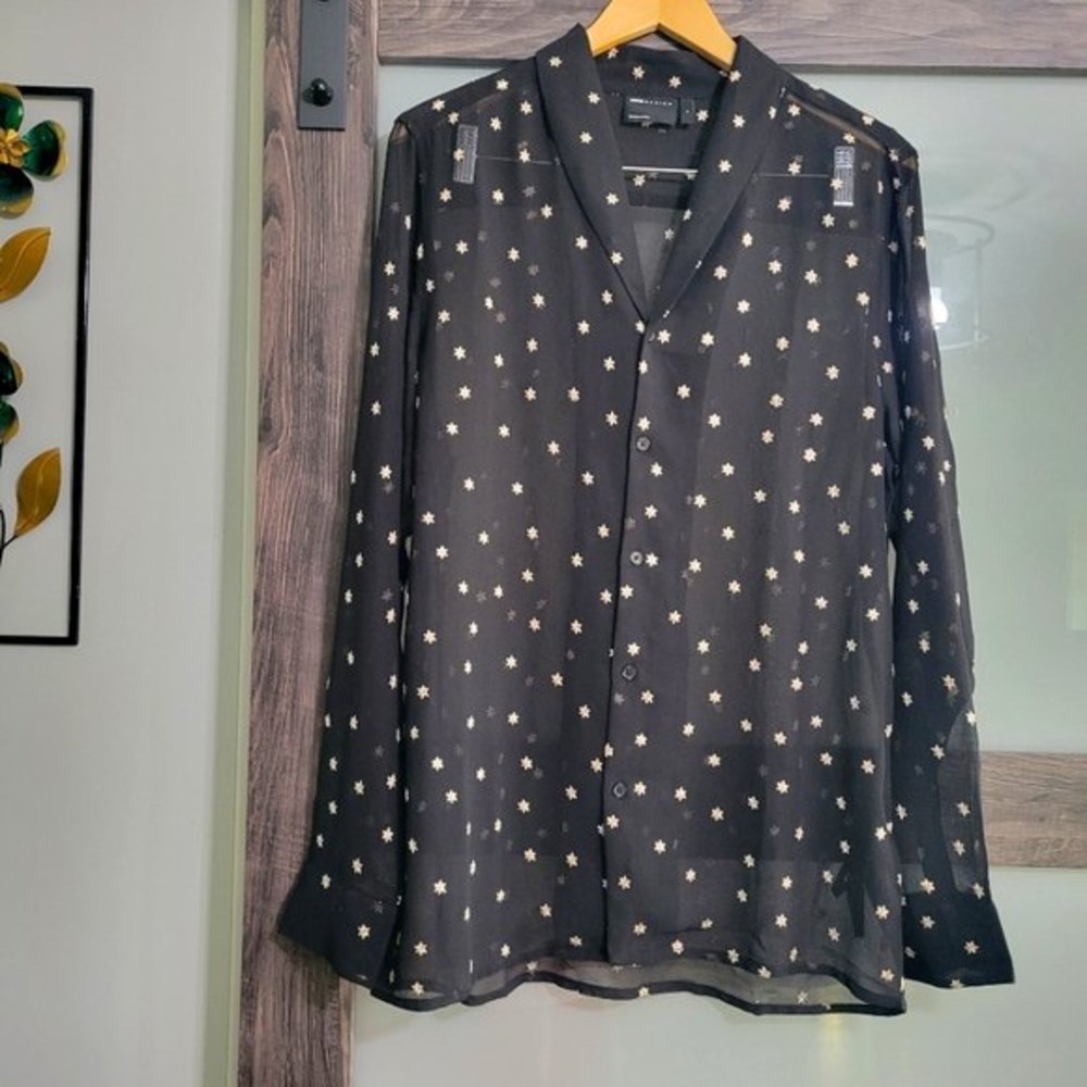 ASOS Design embroidered button down